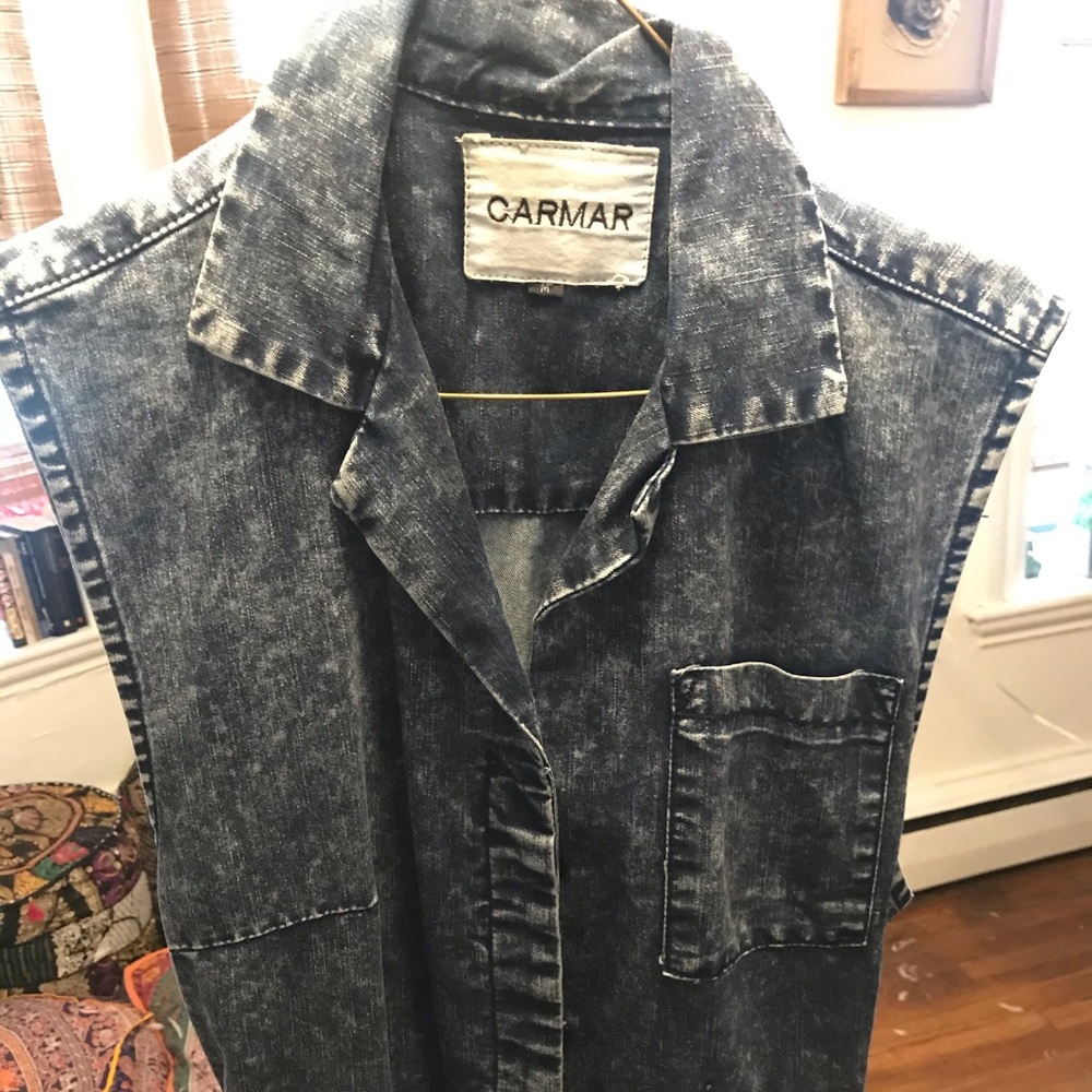 Darkwash carmar jumpsuit